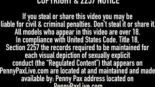 Butt Hole Loving Penny Pax & Roxy Raye Rim Their Anal Tubes!