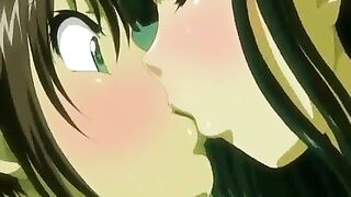 Mizugi Kanojo - Lesbian Yuri Kiss Scene