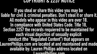 Gorgeous Redhead Lauren Phillips Gets Banged In Hot 3 Way!