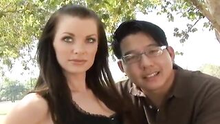 Whorish chick Brandi Edwards is cheating on her old man with young hot tempered neighbor