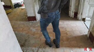 Cute girl fucked hard in an abandoned building - Public Sex - KLX