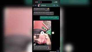 My BEST FRIEND'S girlfriend invites me to fuck on WhatsApp (Unexpected Ending)