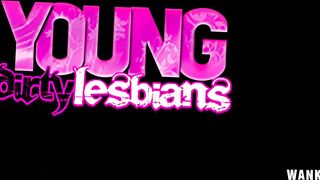 WANKZ- Teen Lesbians in front of mirror