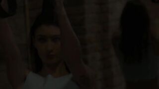 Bigclit lesbian pussylicked while working out