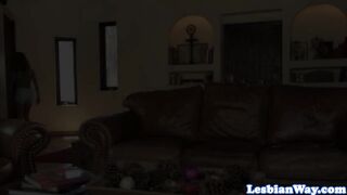 Lesbian stepmom seduces gorgeous dyke 