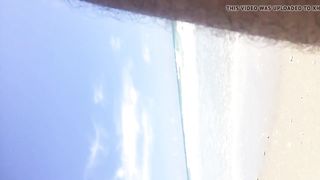 Big dick on the beach for couple 