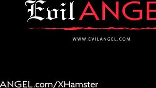 EvilAngel Lesbian Anal Slave and Pervy Latex Master 