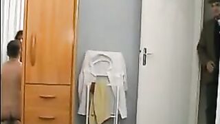 Hairy french mature gangbanged and cum covered