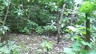 Wonderful Ebonies Caroline & Aline Teasing In The Woods