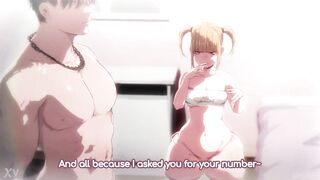 [IOXAT] Short slut seduces a man on the train