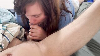 Chubby Tessa Amazing Blowjob POV Homemade Amateur