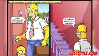 Flandis ripped the hottie's ass! Simpsons porn toons