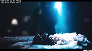 Home Intruders Get Caught - Cute 18 year Old Shelena Deep Fucked by Monster Hentai Cock