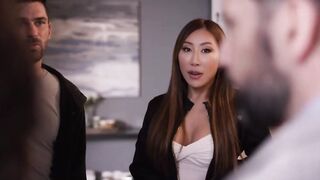 Petite asian Nicole Doshi and Tommy Pistol see their loved ones cheating on them.The only way now is to cheat as well.The busty babe deepthroats cock