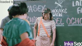 The morbid neighborhood of Chibolo 18 ends in an orgy during Don Mamón's class - LOST CHAPTER.