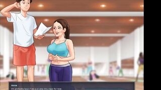 Summertime Saga #95 - Pervert Dude Rubs His Huge Cock Between Landlady's Ass