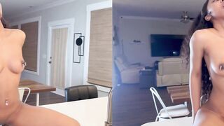 KhloeSweet 3D/VR - Is Still Horny After Sex and Goes to Find a Snack