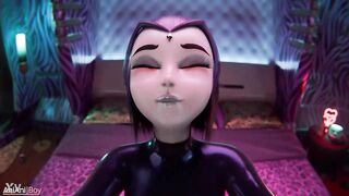 Two hot goth bitches vs guy