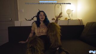 Shy Blue-Haired Girl Wants Your For The Party - French Roleplay Hairy
