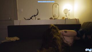 Shy Blue-Haired Girl Wants Your For The Party - French Roleplay Hairy