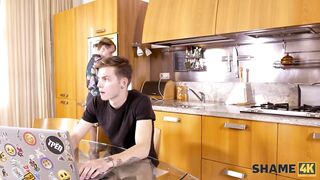 SHAME4K. Man obtains a chance to fuck nice woman in stockings