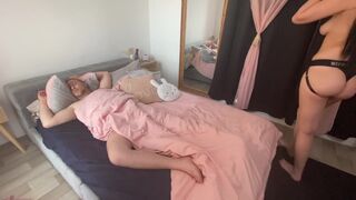 French Pegging - Naughty Wake-Up: Pleasure and Pegging for a Married Couple