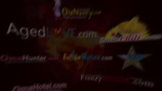 OldNannY Two Mature Lesbians and Glass Dildo