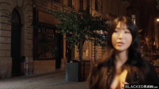BLACKEDRAW Sultry Podcaster Emiri Momota Gets A Ride And BBC From A Stranger