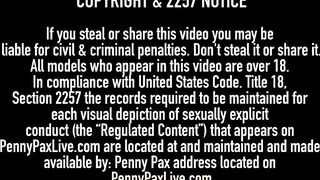 Hot Red Heads Penny Pax & Amarna Miller Lick Their Pussies!