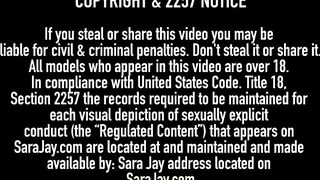 Famous Nympho Sara Jay Abuses, Licks & Fucks Dark Ashley Sin