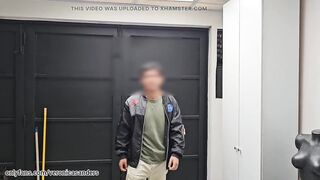 Going Outside to ask a guy to let me give him a blowjob (English subtitles)