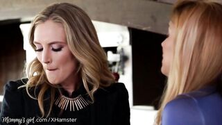 Foster Daughter Piper Perri is Curious About Mommies Sex