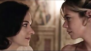 Celebrity Lesbians Analeigh & Marta make love 