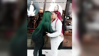 Black BBW's Make Out