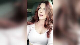 Almost Caught Masturbating Creamy Pussy in Public - Kayla Summers