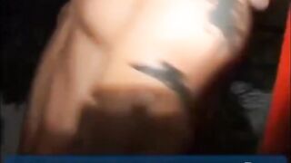 English girls play with each other at strip show