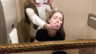 Quick fuck in the gym. Risky public sex with Californiababe.