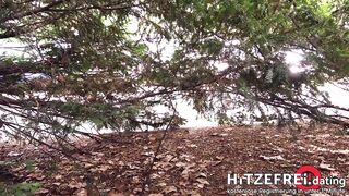 Risky Public Sex in College with Blonde Teen