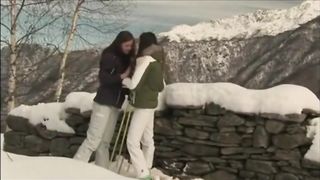 Lesbian in the Snow