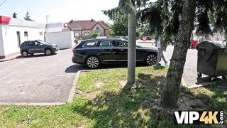 VIP4K. Milena Ray says YES to a public sex... Before her BF speaks
