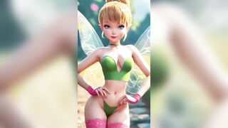 A different side of Tinker Bell you've never seen before. Absolutely magical! AI-generated