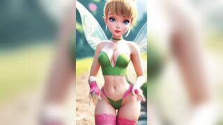 A different side of Tinker Bell you've never seen before. Absolutely magical! AI-generated