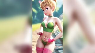 A different side of Tinker Bell you've never seen before. Absolutely magical! AI-generated