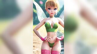 A different side of Tinker Bell you've never seen before. Absolutely magical! AI-generated