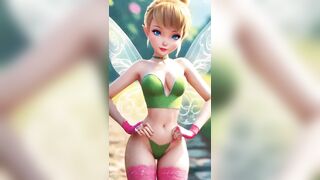 A different side of Tinker Bell you've never seen before. Absolutely magical! AI-generated