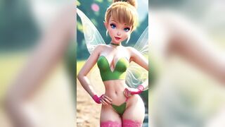 A different side of Tinker Bell you've never seen before. Absolutely magical! AI-generated
