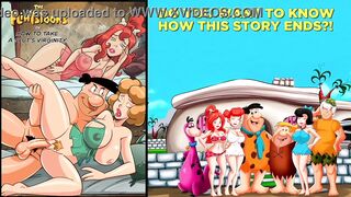 Fucking two virgins babe at the same time! Flintstones Toons porn