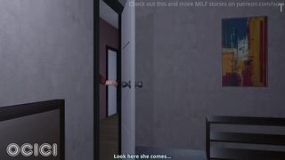 I eat the giant ass of the MILF who lives with my girlfriend while this playgirl's at home - 3D Hentai - OCICI