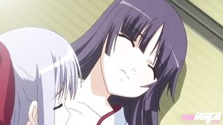 [HENTAI][UNCENSORED] He screws his stepsister's lesbian friend