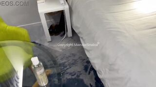 TOUR DE FRANCE - A subscriber from Bordeaux fucks me and I swallow his cum in the condom